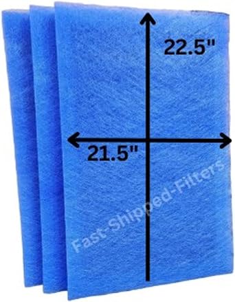 Fast-Shipped-Filters 3 Pack 24x24 Captura air cleaner replacement polarized filter pads refill