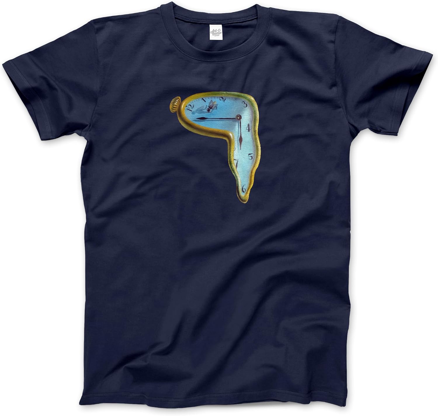 Dali - Melting Watch Artwork T-Shirt (Adults, Kids, Short & Long Sleeve) Black