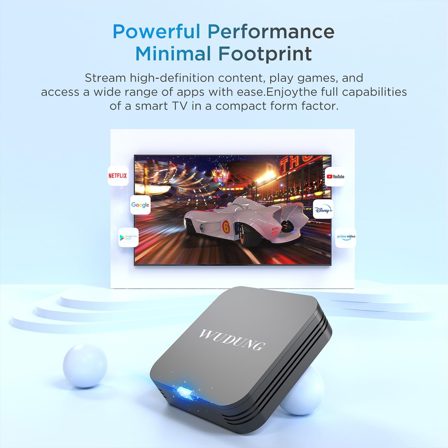 People casting content from phone to TV via WUDUNG TV Box