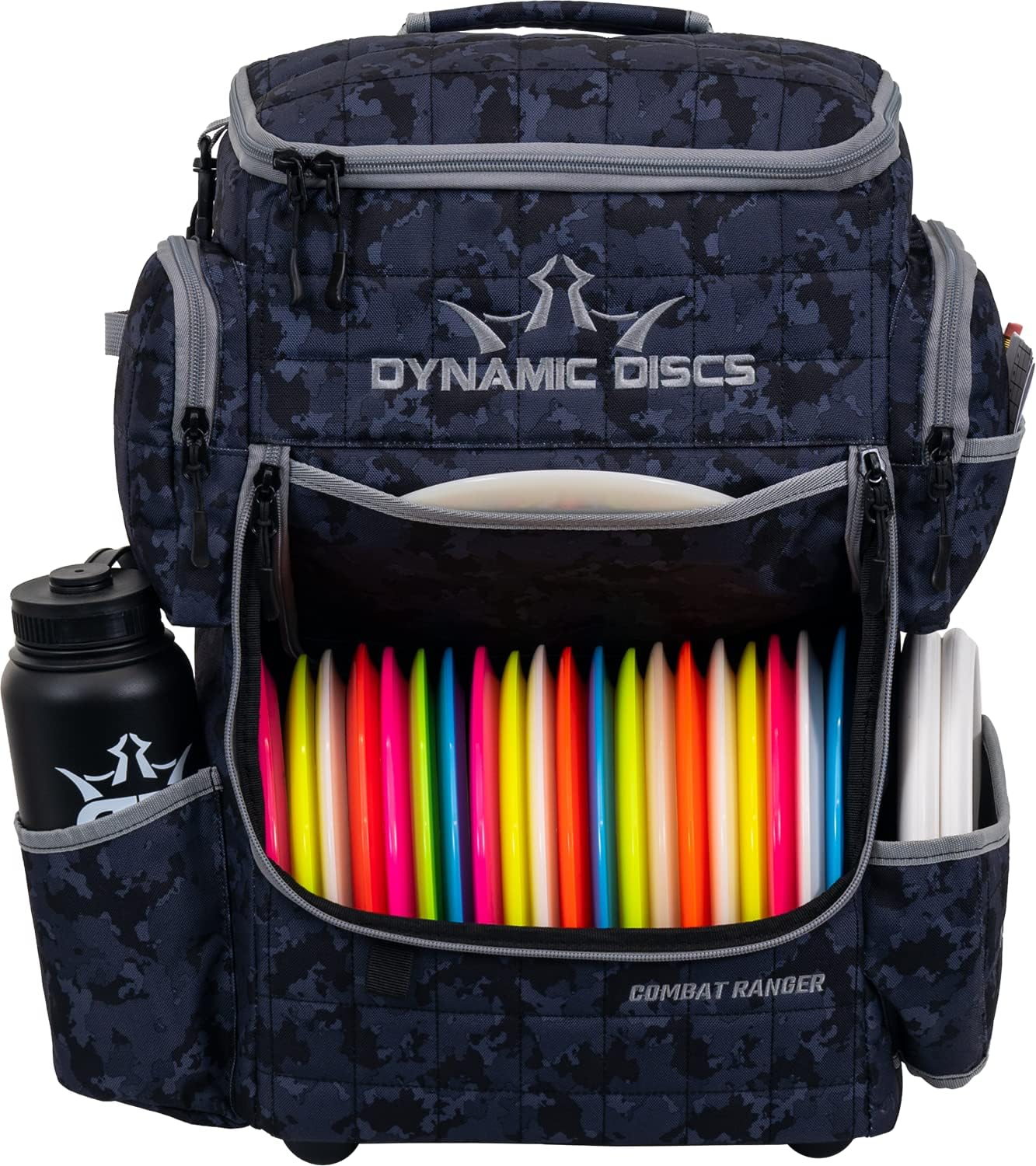 Dynamic Discs Combat Ranger Disc Golf Backpack - Holds 20+ Discs, Putter Pouch, Water Bladder Compatible, Extra Comfort