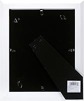 Vista 3 de Malden International Designs 2331-80 - Marco de fotos de madera de color blanco lavado, ancho lineal, 8 x 10 pulgadas, color blanco