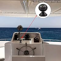 Vista 7 de Negro ajustable bola visión nocturna brújula barco Dash Mount, coche ajustable para coche, barco marino