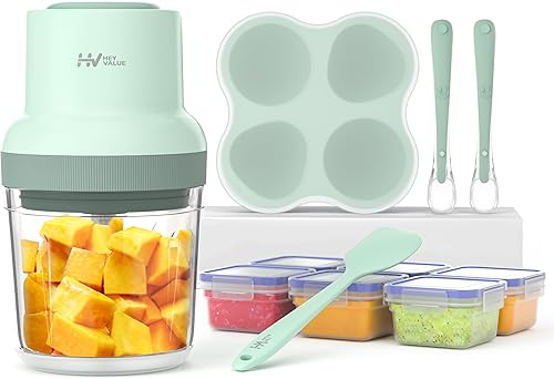 HEYVALUE - Máquina de alimentos para bebés, 13 en 1, juego de procesadores de alimentos para bebés, frutas, veganos, carnes, licuadora de alimentos disponible en Yaxa Colombia