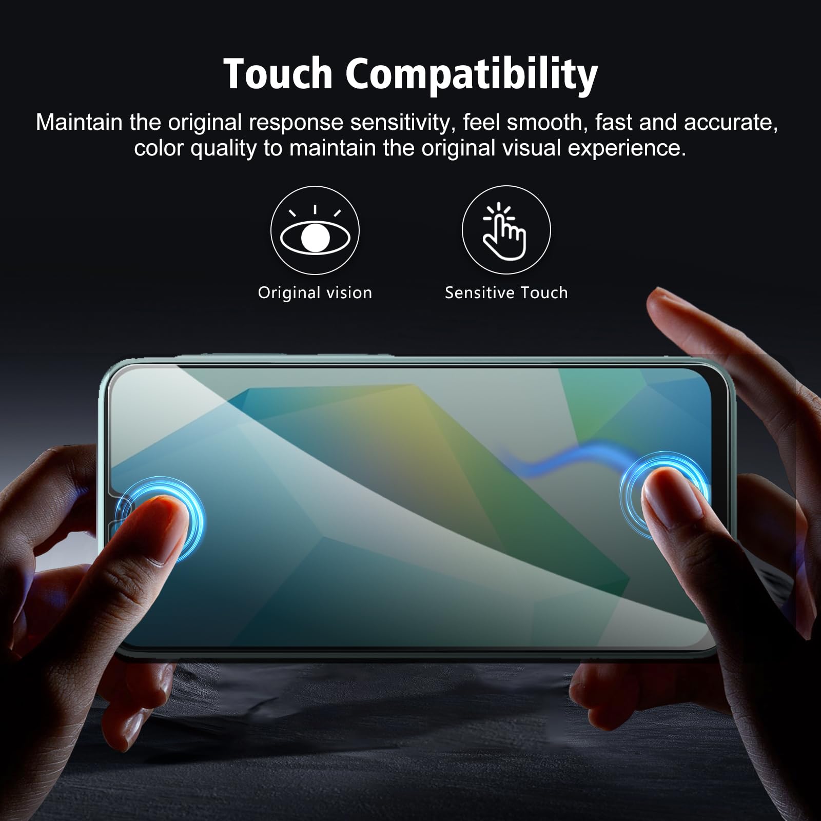 Paquete de 3 protectores de pantalla de privacidad para Samsung Galaxy A16, vidrio templado antiespía, dureza 9H, resistente a los arañazos