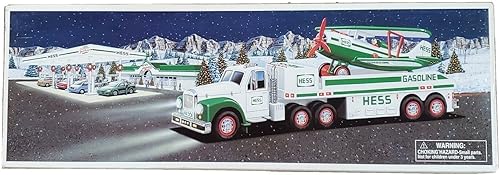 Hess 2002 Camión y avión Blanco en Color