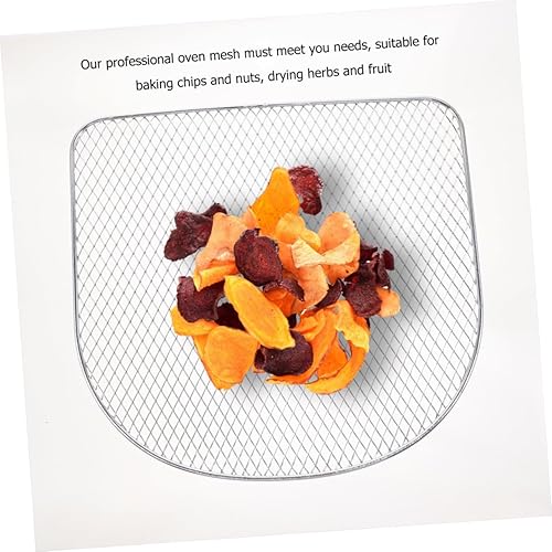 Miniatura 7 de Elegante bandeja de red para horno Cesta de freidora de aire para bandeja de malla de horno, cesta de malla para freír