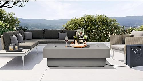 Miniatura 14 de Fogata de propano para exteriores de 32.5 pulgadas con cubierta de tanque de 20 libras, fogatas de propano de 50,000 BTU para patio exterior