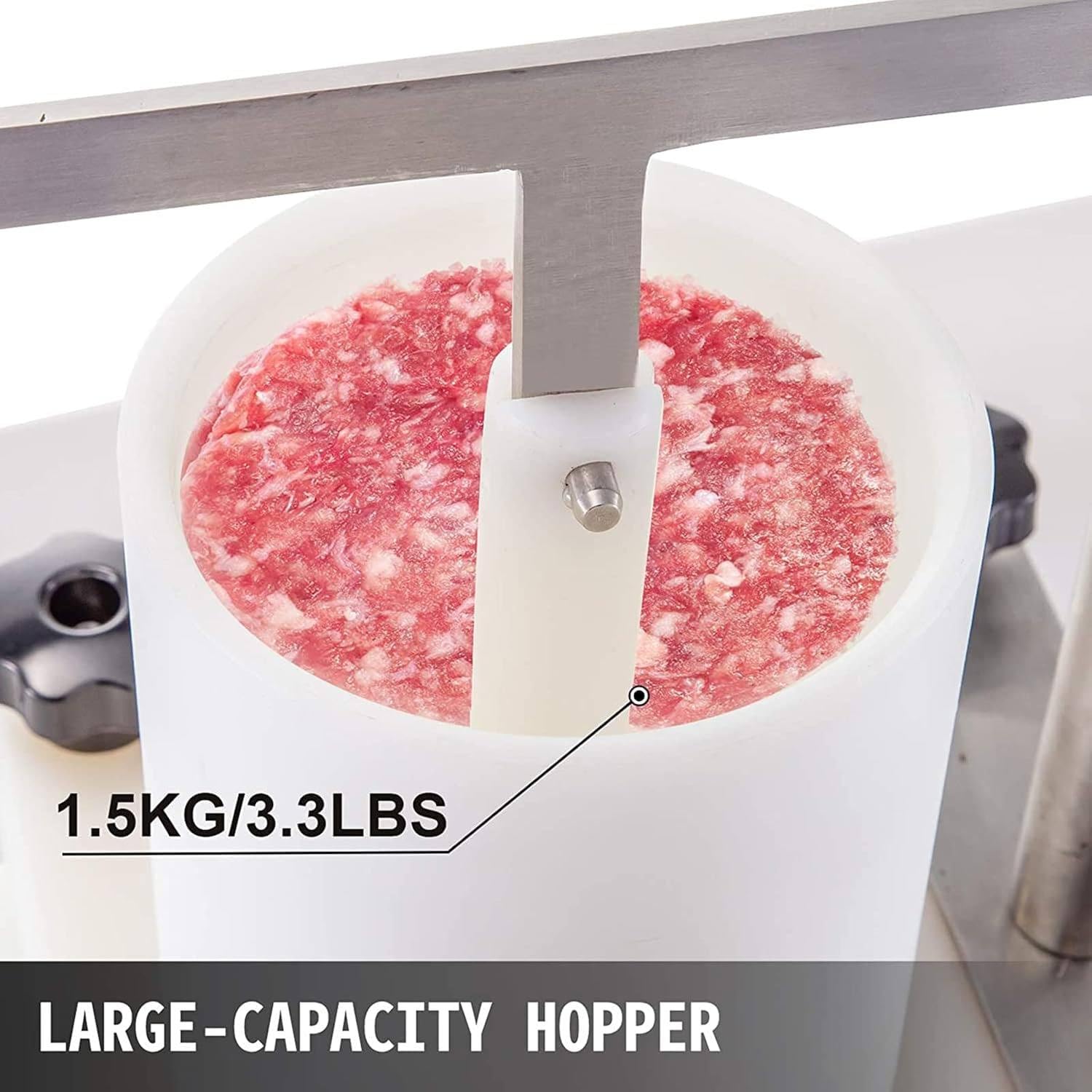 Máquina Manual Comercial para Hacer Hamburguesas, Equipo de Gran Capacidad para Formar Hamburguesas en cocinas, restaurantes y Food Trucks.
