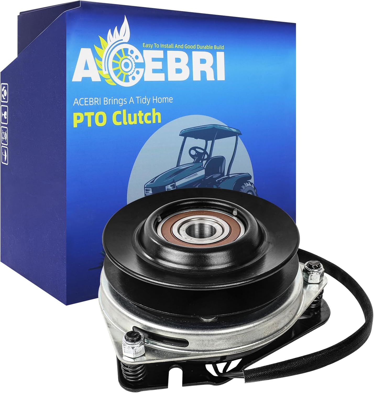 1757359 PTO Clutch Replacement for Ferris for Snapper Pro: 1757359, for Murray for Snapper: 1757359YP, for Ogura: MA-GT-JD11, for Simplicity: 1757359YP Mower Clutch