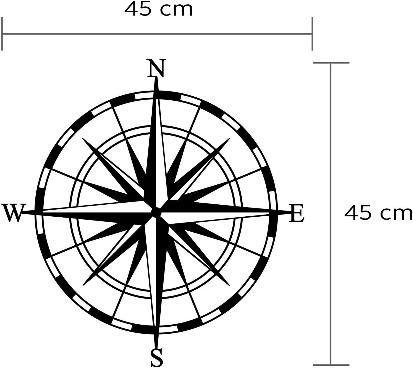 Homitis Decorative Wall Accessory, Black, One Size