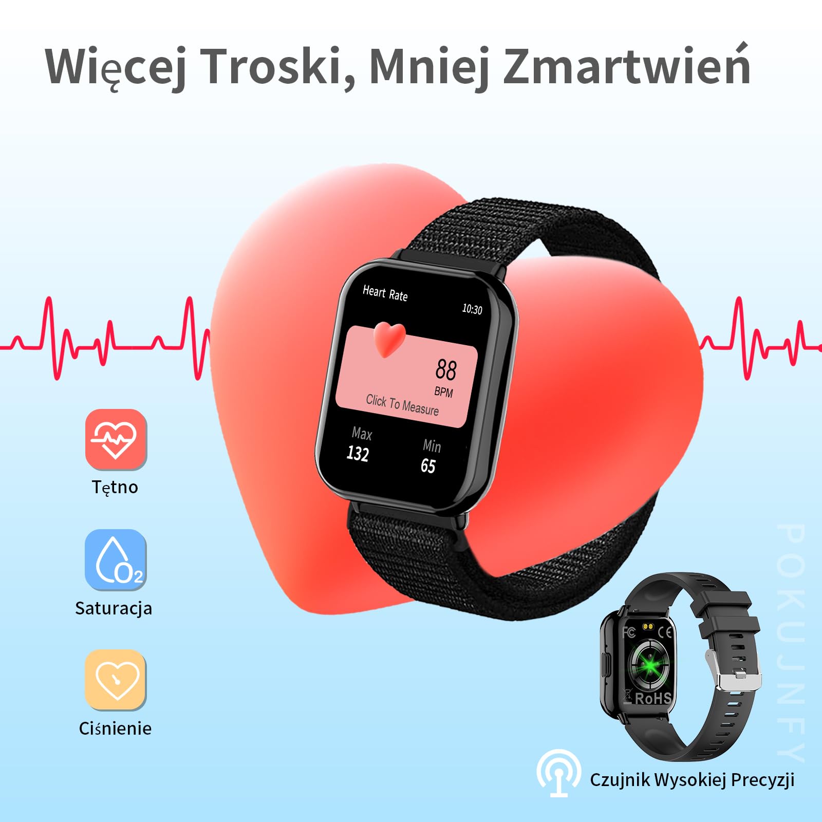 Smartwatch dla Dzieci dla Chłopców Dziewczynek - 1,83 Fitness