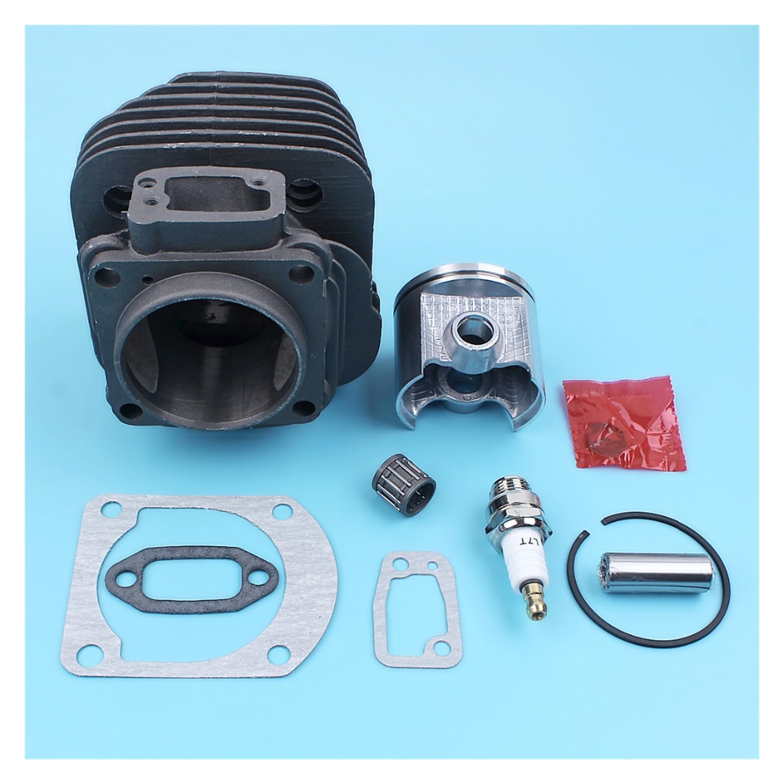 Zestaw tłoka cylindra 50mm do piły łańcuchowej Husqvarna 268 268K 268XP z uszczelkami świecy zapłonowej łożysko igiełkowe części platerowanych Nikasil