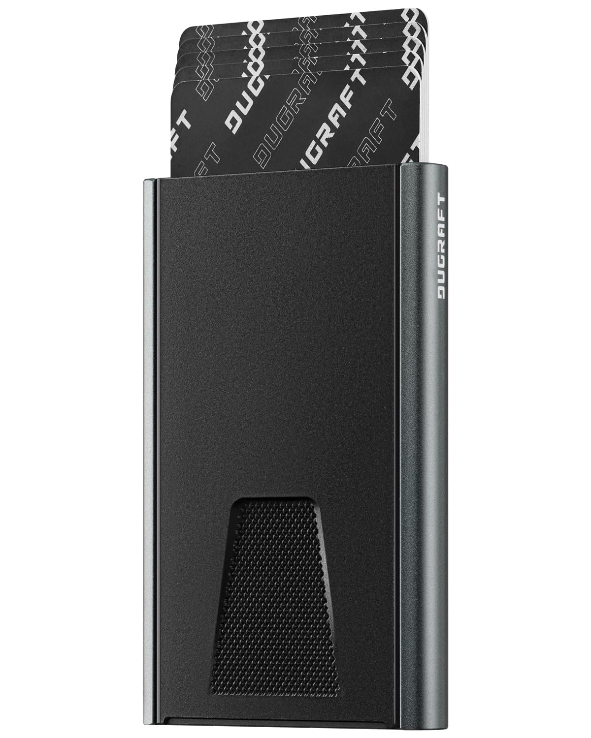 DUGRAFT Card Wallet for Men, Minimalist Credit Card Holder, Small Thin Mens Slim Wallet RFID, Metal Pop Up RFID Blocking Compact Wallet for Men