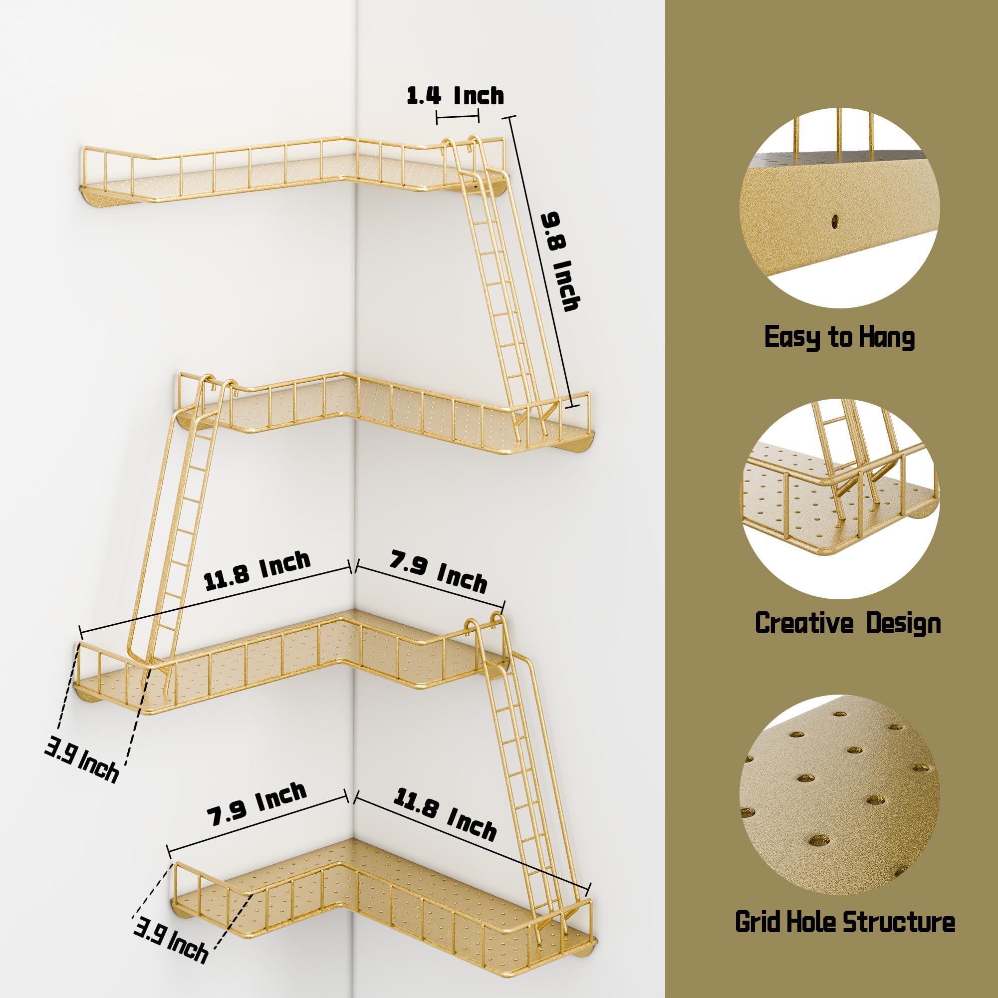Mensola da parete design moderno in metallo Kabe Promozione