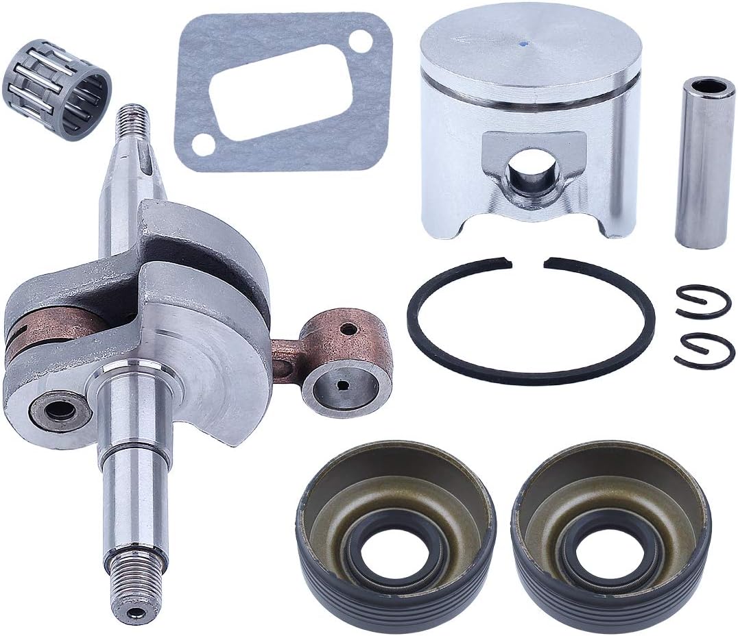 HAISHINE Crank Shaft Oil Seal 42mm Piston Bearing Kit for Husqvarna 340 345 Gasoline Chainsaw Engine Motor Parts 503858071