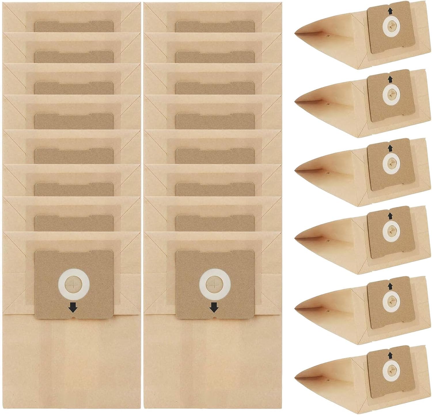 Alrens 22 Pack 4122 Vacuum Bags for Bissell Zing 4122, 4122D, 2154W, 2154A,2154C 2154, 1668, 1668C, 1668W, 1608, Canister Vacuum, Replace Part #2138425, 213-8425