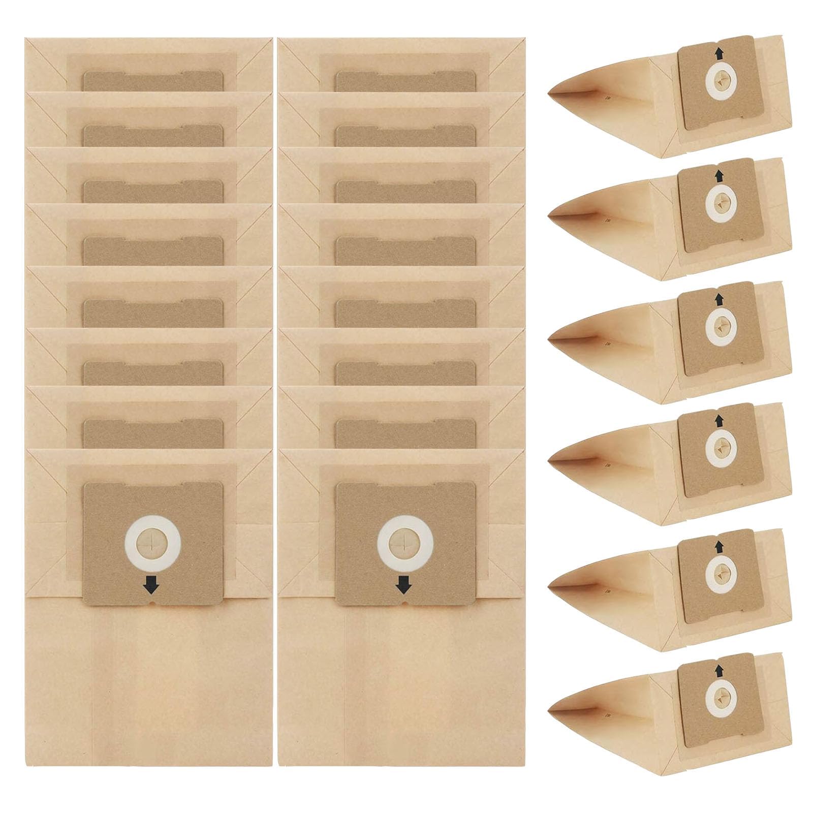 22 Pack 4122 Vacuum Bags for Bissell Zing 4122, 4122D, 2154W, 2154A,2154C 2154, 1668, 1668C, 1668W, 1608, Canister Vacuum, Replace Part #2138425, 213-8425