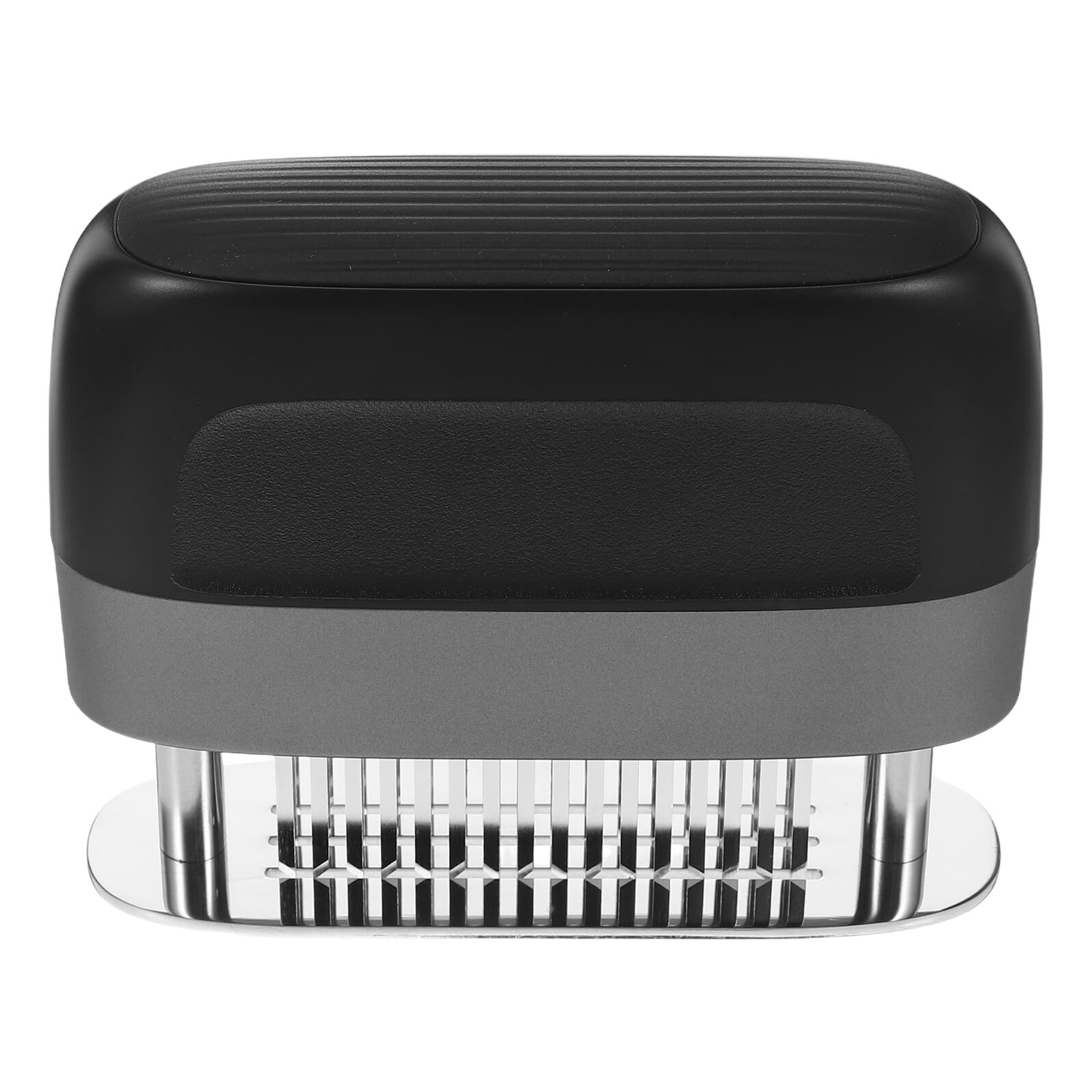 Angoily Herramienta para Ablandar Carne de Acero Inoxidable Agujas Ultra Afiladas Ablandador de Filetes Negro Compacto Adecuado para Cocina Barbacoas y Preparación de Pollo Ternera y