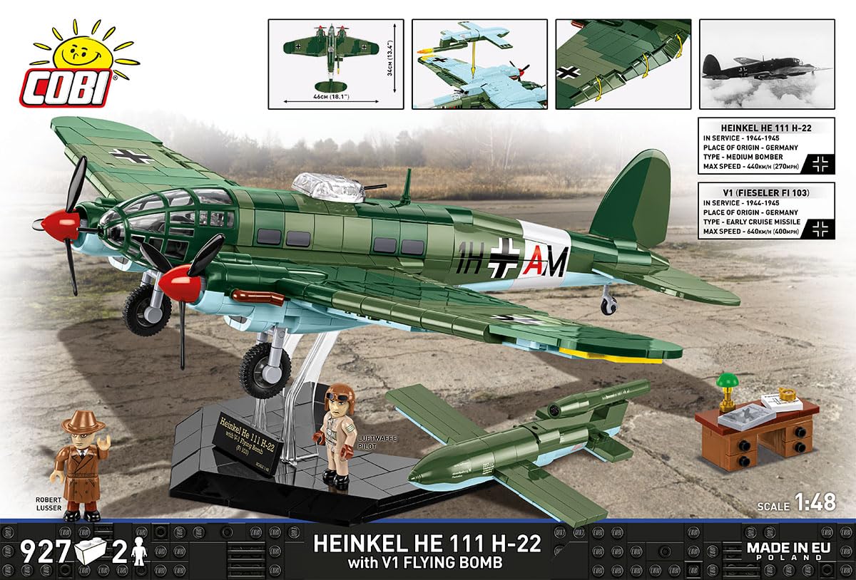 HEINKEL He 111 H-22 with V1 (Fieseler Fi 103) Scale 1:48