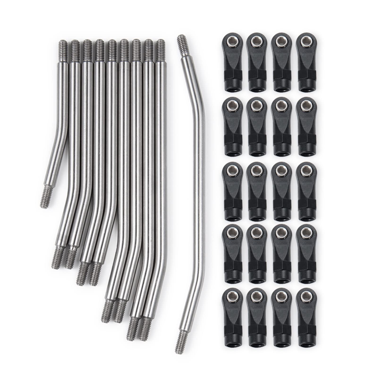 30 sztuk/zestaw metalowy niezmontowany zestaw łączników ABS