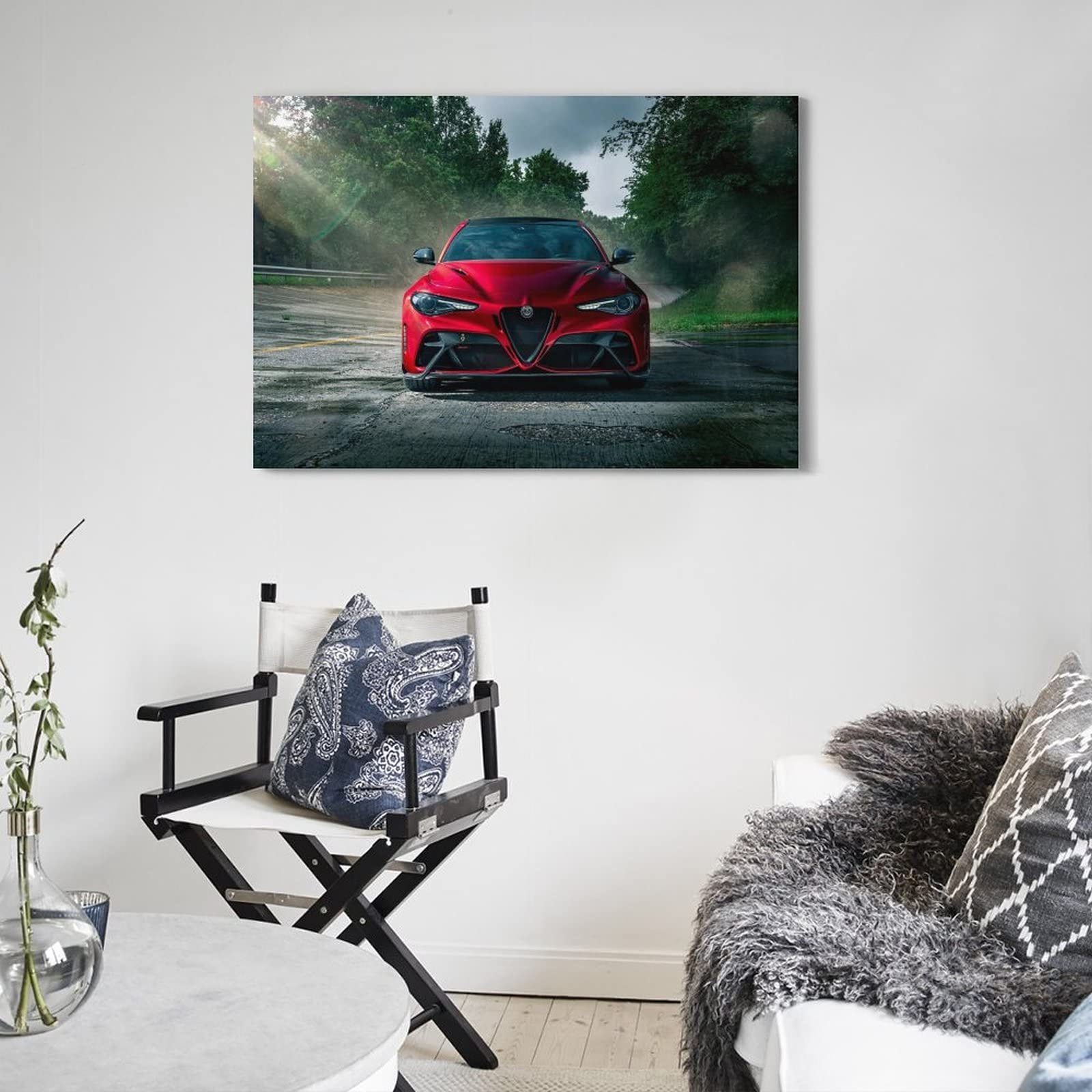 Poster di auto da corsa per Alfa Romeo Gta e BMW Sport Car
