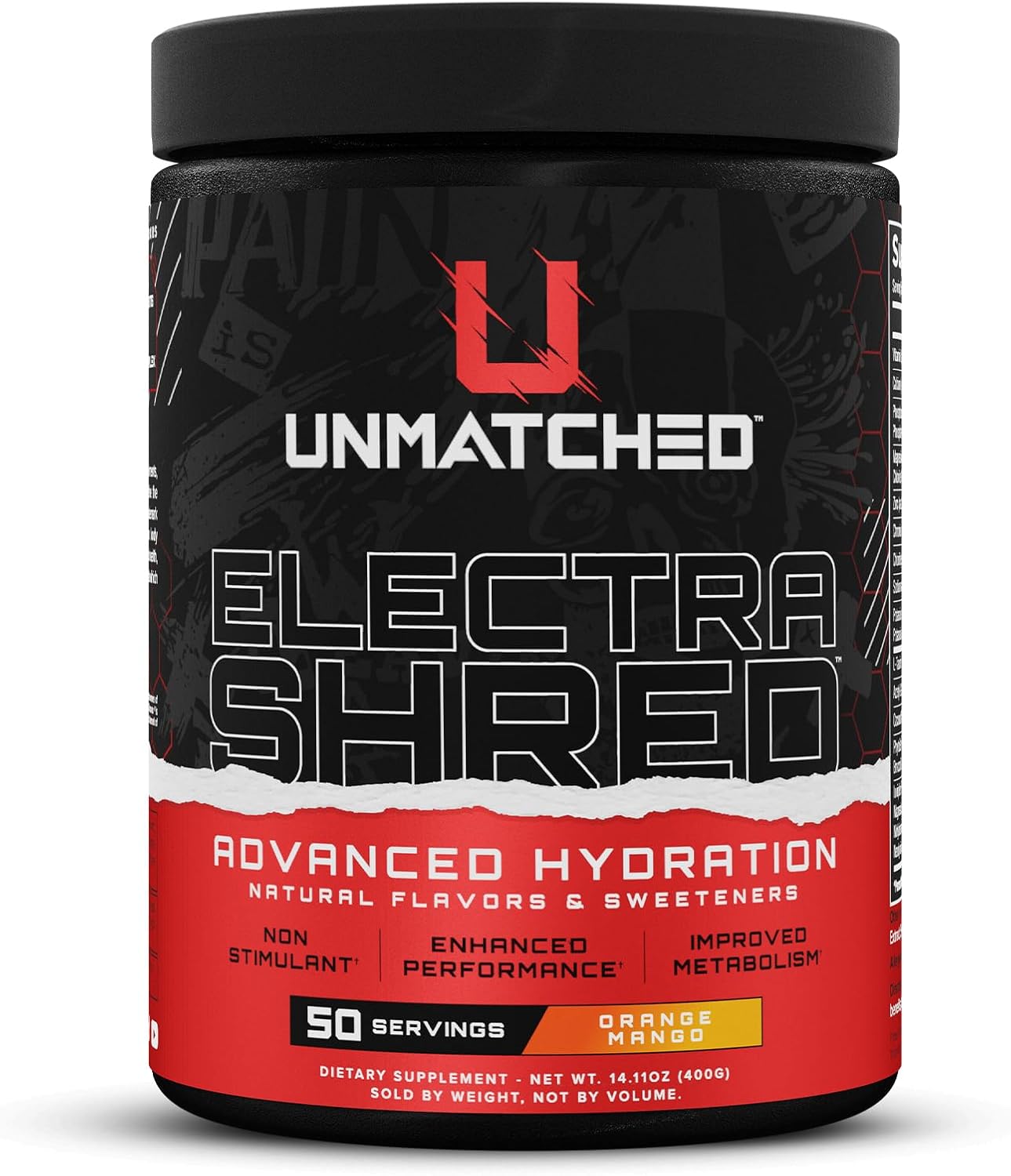 Unmatched Electrashred Advanced Hydration Formula | Non Stim Electrolyte Powder | Enhanced Performance | Natural Flavors & Sweeteners | 50 Servings (Pink Lemonade)
