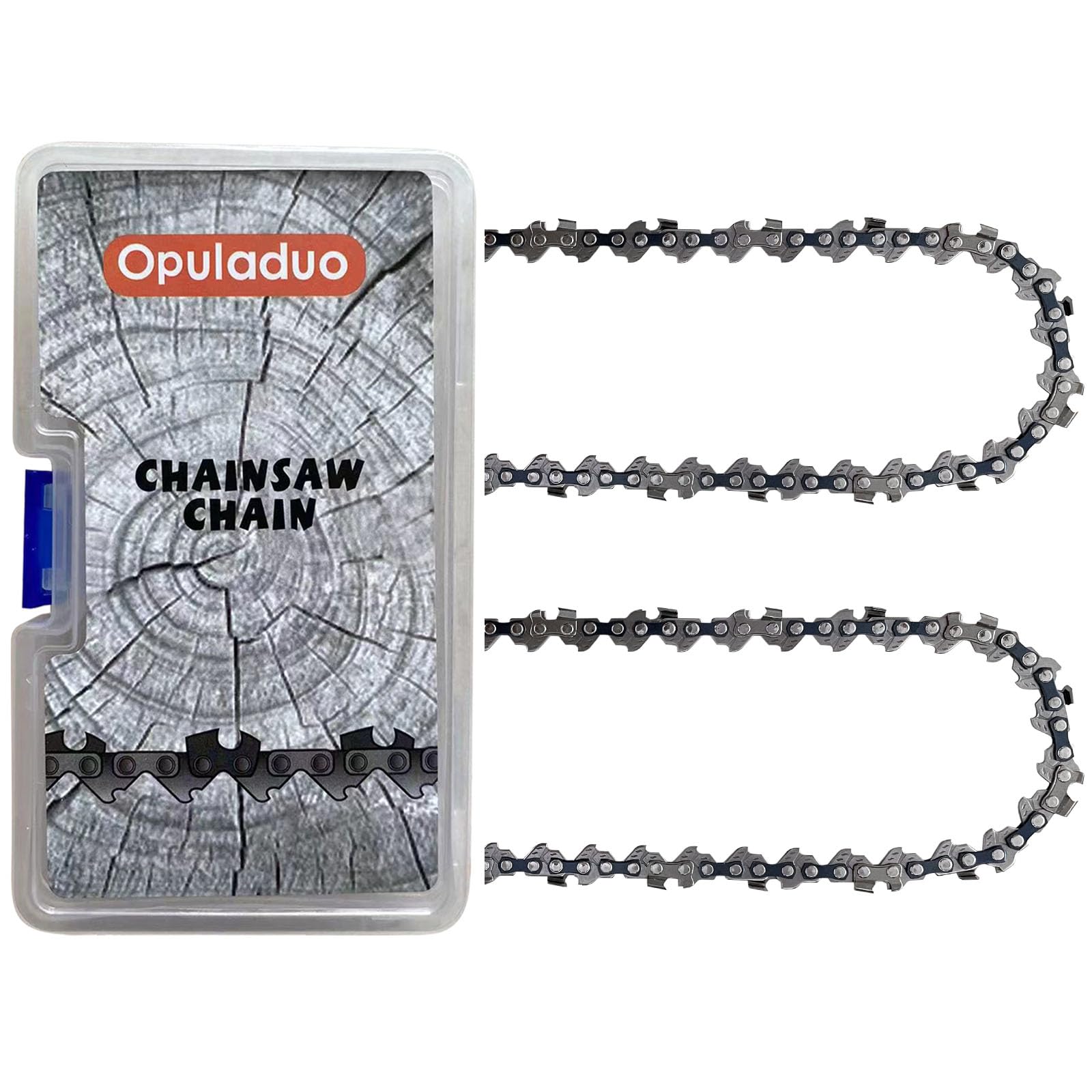 2 x Sägekette 20 cm 3/8'' 1,1 mm, Kettensäge Kette kompatibel für Bosch GKE 18V-20, kettensägenketten kompatibel mit GKE 18V-20