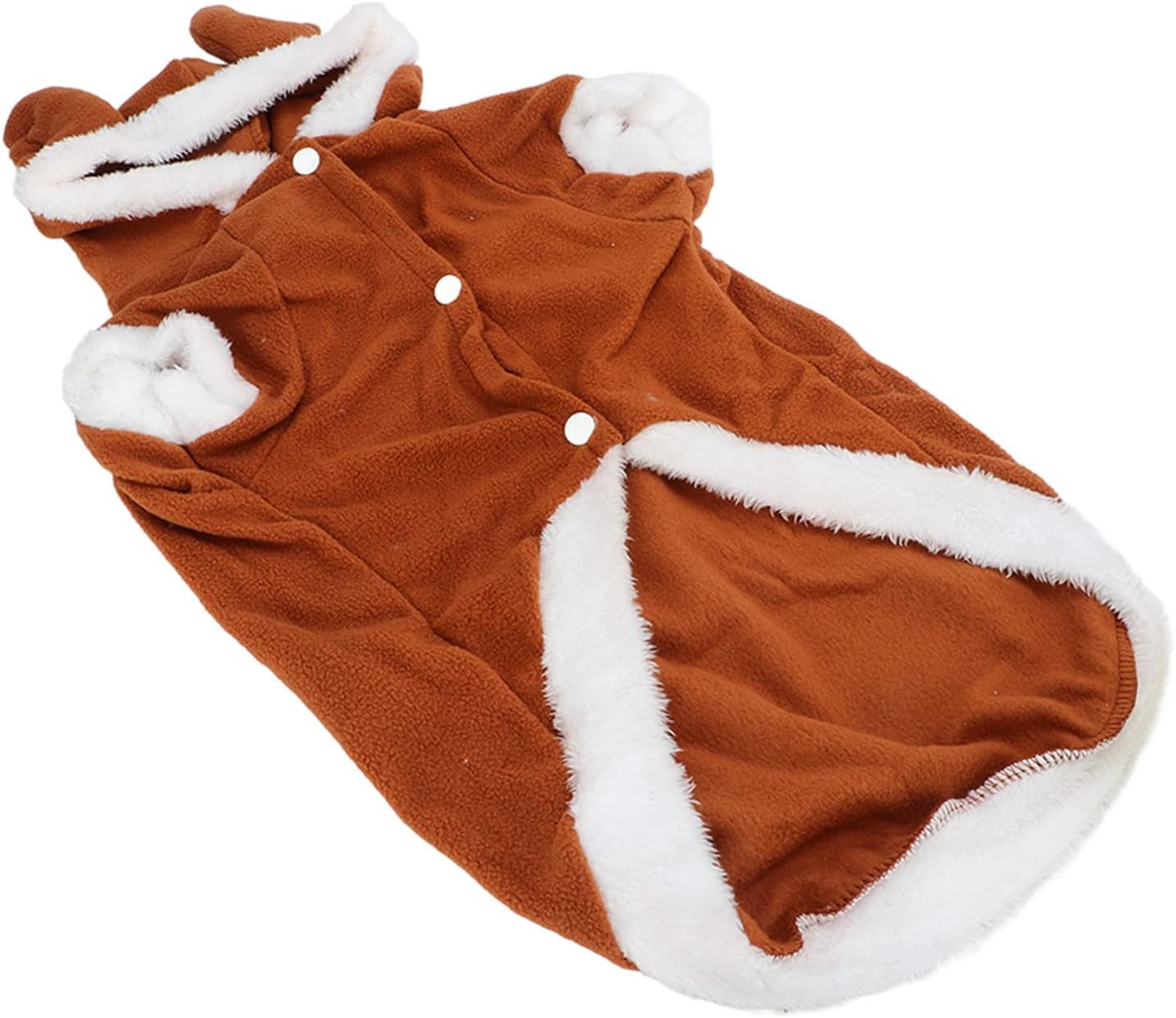 Medium Large Dog Hoodie, Elk Design, Stylish and Cozy, All Season Protection, Soft and Breathable Fabric, for Huskies, Golden Retrievers, Bulldogs (3XL)