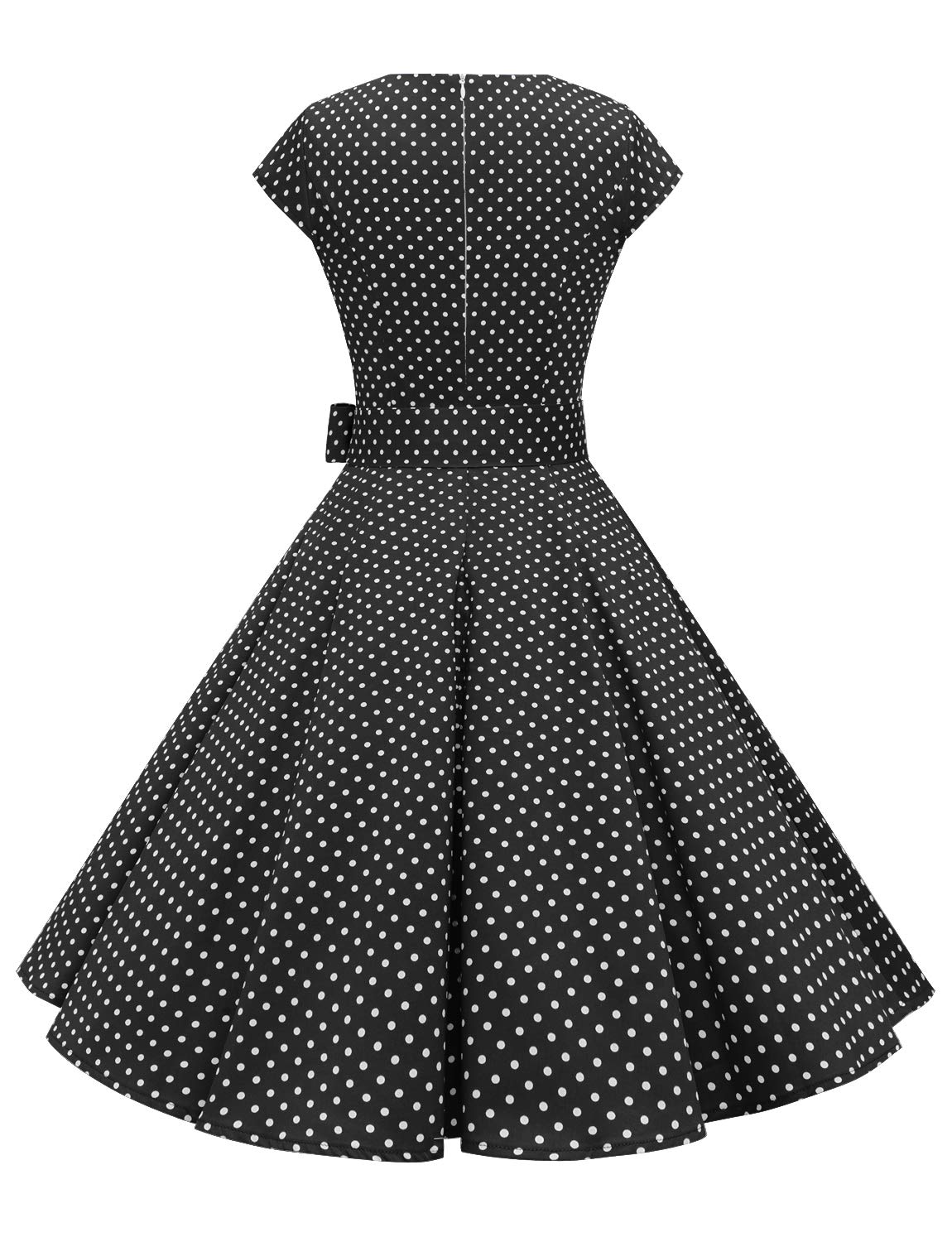 Dressystar Robe de Cocktail Femme Vintage 50'S 60'S Audrey Hepburn pin up Rétro