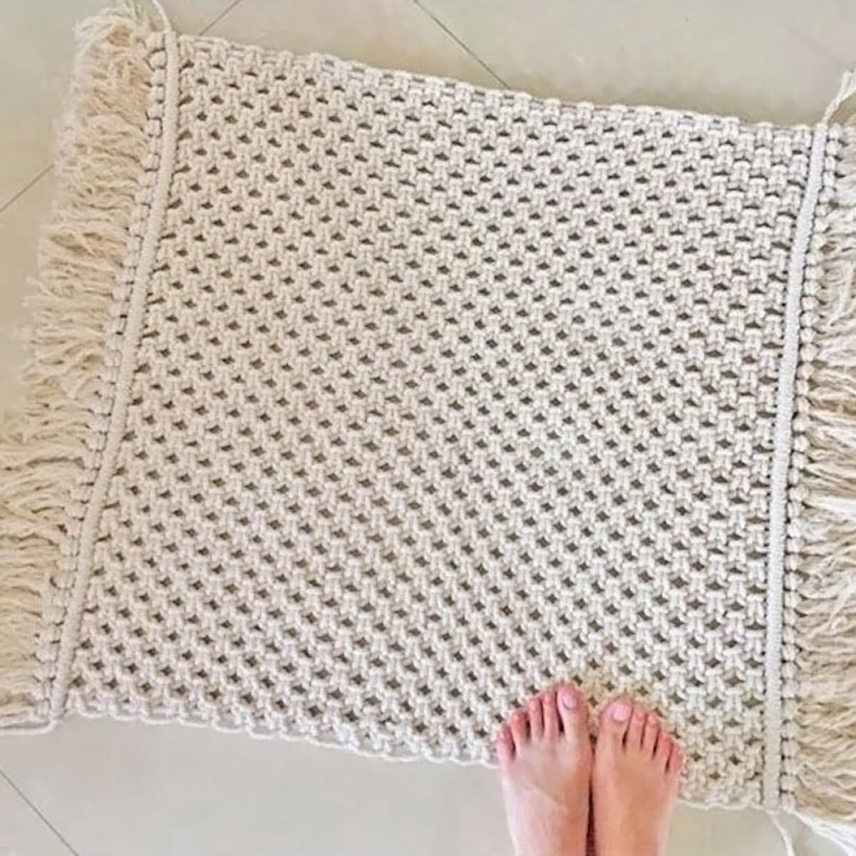 Cuerda de Algodón Natural Beige de 100m para Manualidades DIY | Cordón Retorcido para Tapicería y Punto, Fácil de Cortar, Apto para Pared y Encordado