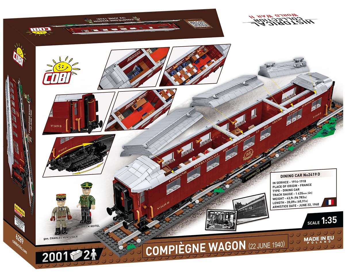 COBI Compiègne Wagon (22 June 1940), Braun, Gold
