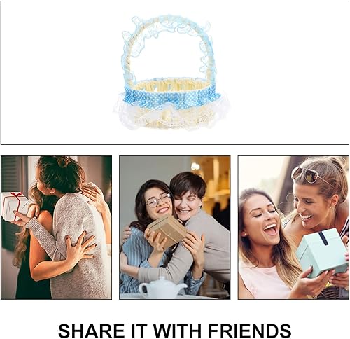 Miniatura 4 de YARNOW 3 piezas de colección de granja, arreglo floral de Pascua para niños, cielo de mano, mango de lazo, fotografía de fiesta, adornos de tamaño