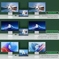 Minthouz USB 3.0/USB C Dual HDMI Adapter - 4K+1080p Kettős Monitor Elosztó Windows és MacBook M1/M2/M3 Kompatibilis, Dell HP Surface Lenovo 3