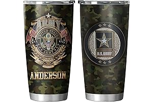 Personalized USMC Stainless Steel Army Tumbler