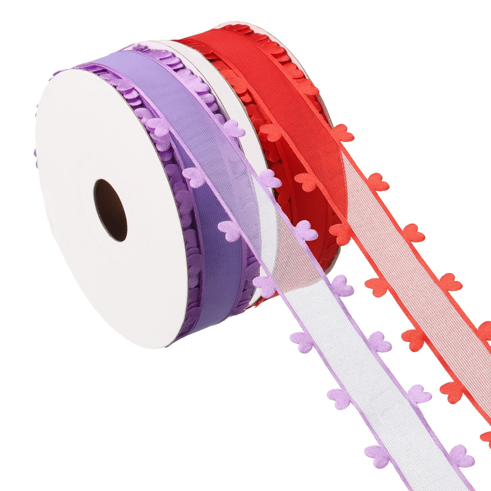 PATIKIL 1 Inch x 20 Yard Organza Chiffon Ribbon Set