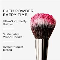Vista 2 de HALEYS Brocha para polvo VEGAN+SIN CRUELDAD, suave, sin marcas, mezcla perfecta, pulido, difumina, alisa, control, precisión, herramientas