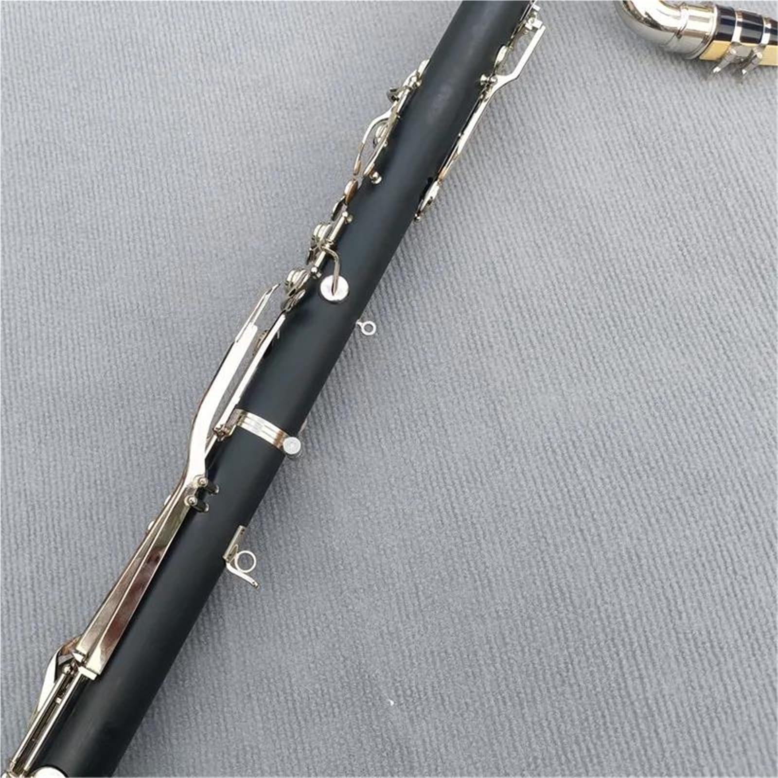 Clarinetto Professionale Chiavi Placcate Argento In Ebano Per Clarinetto Basso Professionale In Si Bemolle