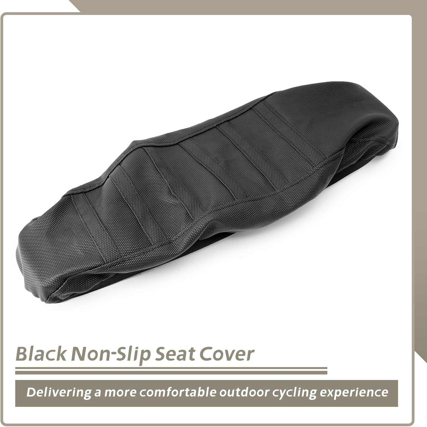 Non-Slip Seat Cover Compatible with Tuttio Soleil 01 Electric Dirt Bike Soft Seat Cover Replacement for Tutti Off-Road Motorcycle Parts, Black