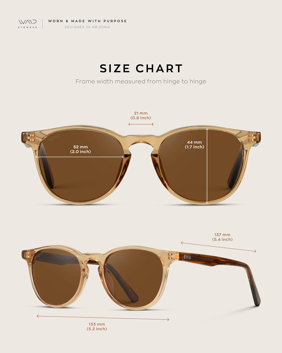 WearMe Pro WMP Eyewear - Classic Round Polarized Sunglasses for Men | Retro Design with UV Protection - Image 6