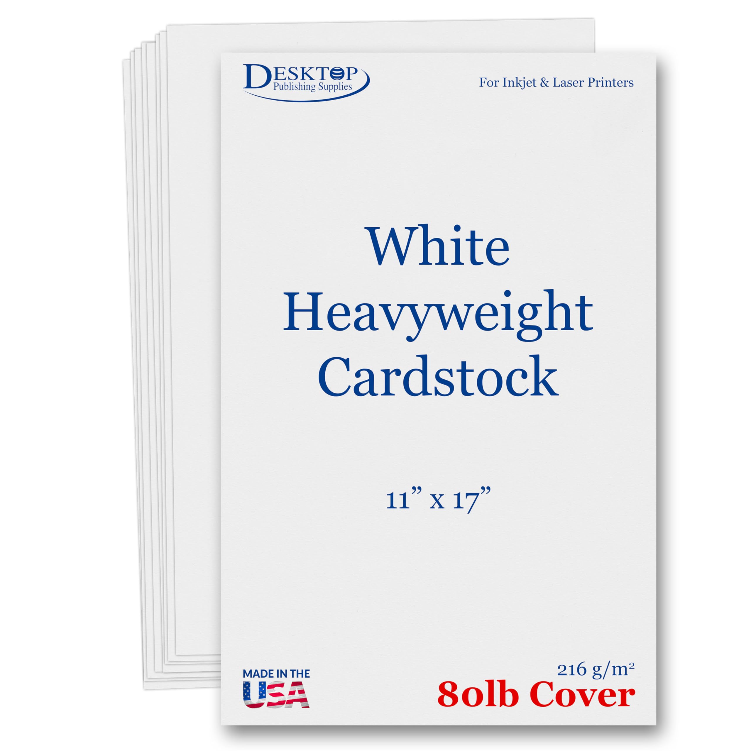 Amazon.com : 11x17 Cardstock Paper 80lb 216gsm, 50 Sheets Matte