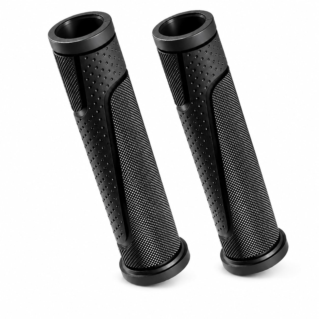 Bike Handlebar Grips 2 PCS 127 mm Rubber Grips for 22 mm Handlebars