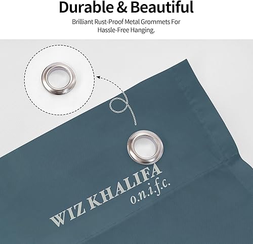 Miniatura 4 de Wiz Rapper Khalifa Singer O.N.I.F.C. Bandera de jardín banderas para decoración de otoño interior al aire libre 3 x 5 pies