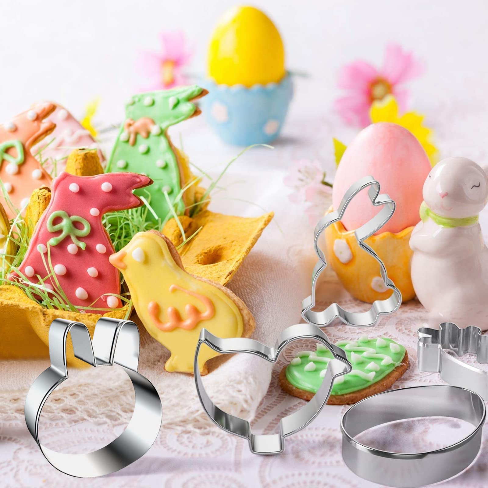 Pasen Koekjes Uitstekers, 11 stuks Uitsteekvormpjes Pasen