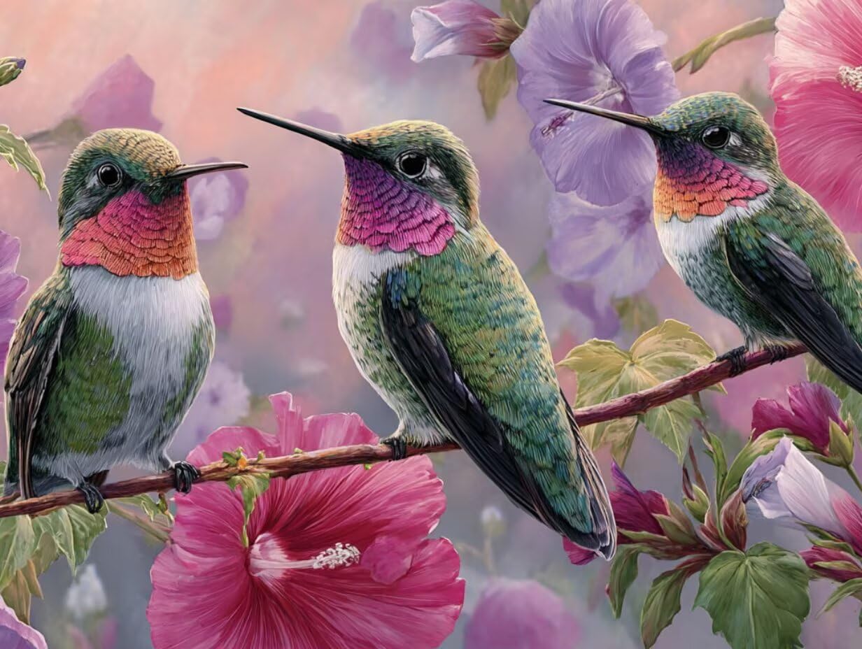 Puzzle de 3000 para Adultos, PáJaro Rosa, Rompecabezas Clásicos YHPGL7-239