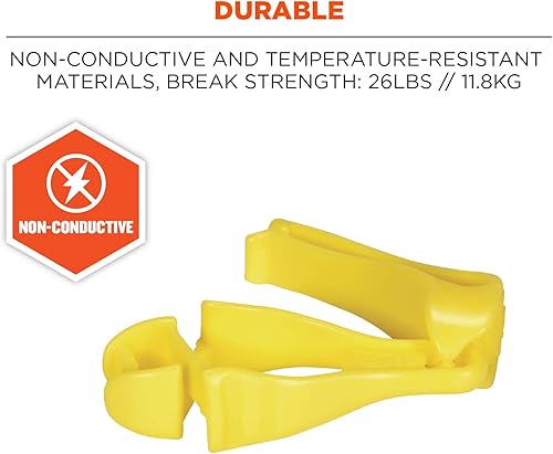 Miniatura 5 de Ergodyne Squids 3405 - Soporte de clip para guante, clip para cinturón