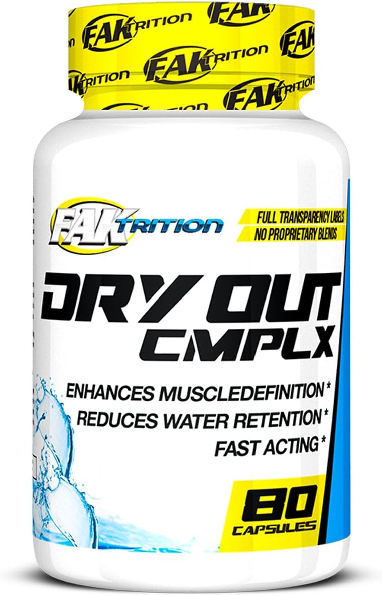 Dry Out Complex 80 Capsules Pro Strength Diuretic