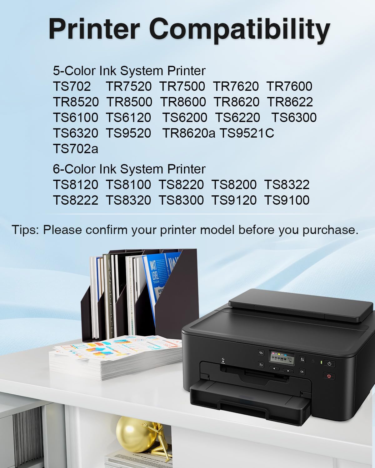 PGI-280XXL CLI-281XXL Ink Replacement for Canon 280 281 Ink Cartridges for Canon PIXMA TR8620a TS702a TR8622 TR8520 TR8620 TS9120 TS9521C (12-Pack, PGBK, Black, Photo Blue, Cyan, Magenta, Yellow)