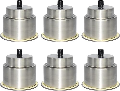 Yuanhe Soporte para bebidas de acero inoxidable con drenaje para barco marino, caravana, caravana, 6 unidades