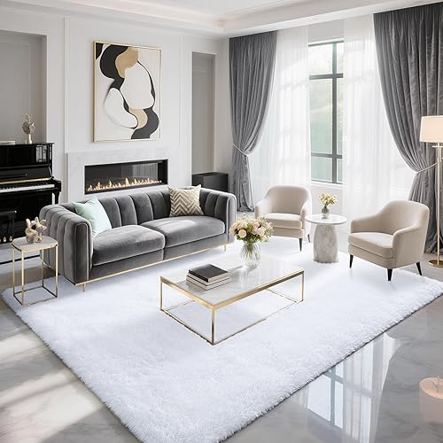 Vista 75 de BENRON Alfombras suaves para dormitorio, 2 x 6, lavables para pasillo, entrada, cocina, dormitorio, alfombra mullida para decoración de habitación