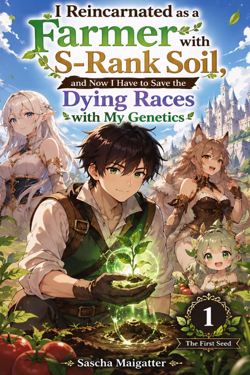 I Reincarnated as a Farmer with S-Rank Soil, and Now I Have to Save the Dying Races with My Genetics: Volume 1: The First Seed